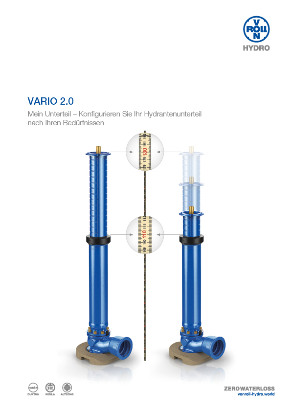 Broschüre Hydrant VARIO 2.0 als PDF herunterladen