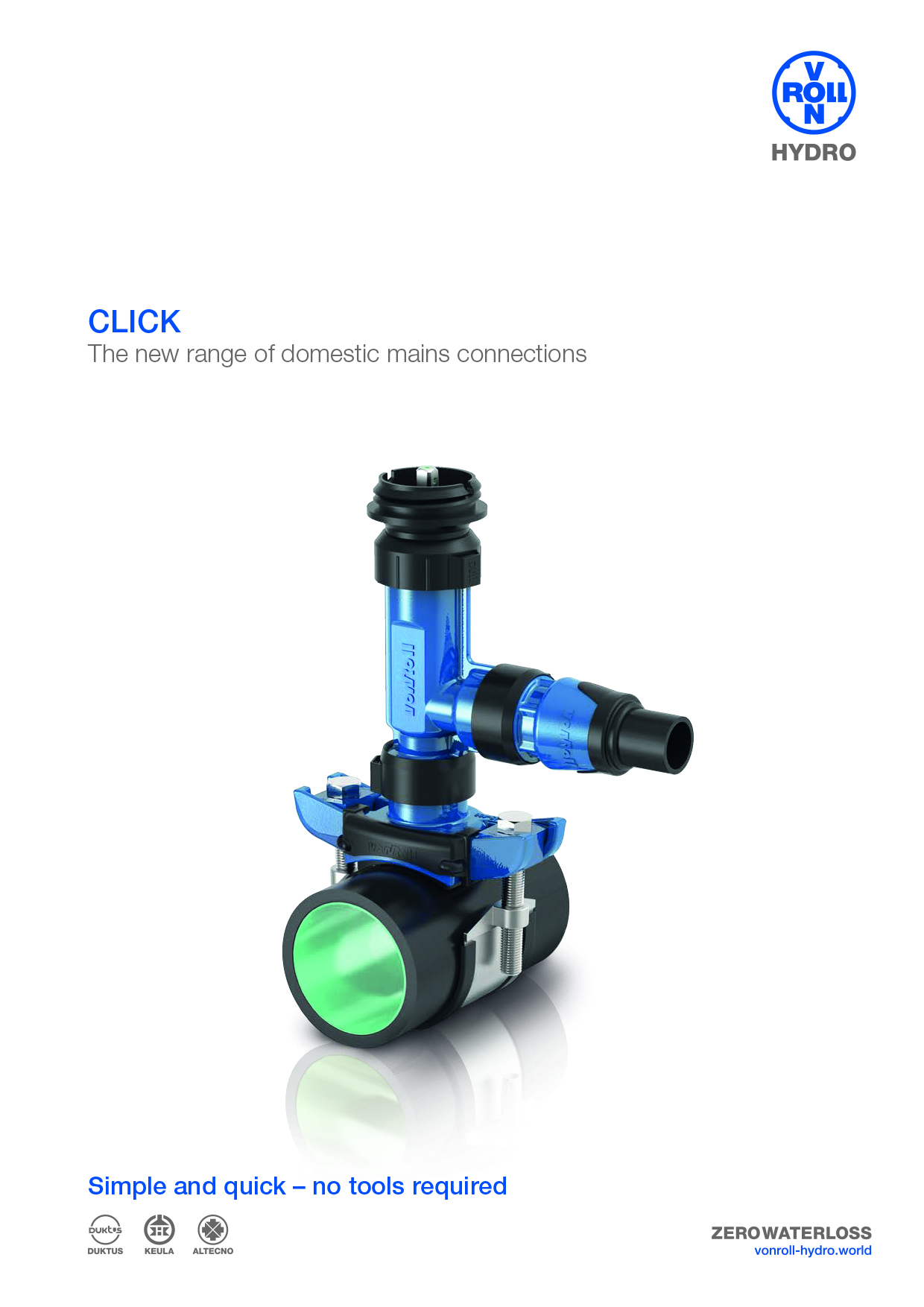 Download the new range of domestic mains connections of CLICK as a PDF