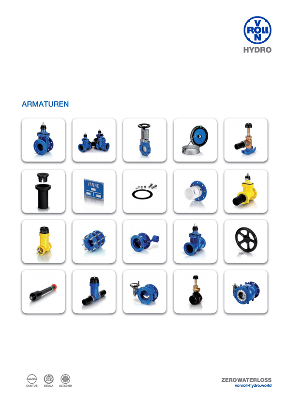 Armaturen und Hydranten Katalog als PDF herunterladen