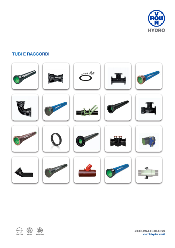 Scaricare il catalogo del tubi e raccordi in formato PDF
