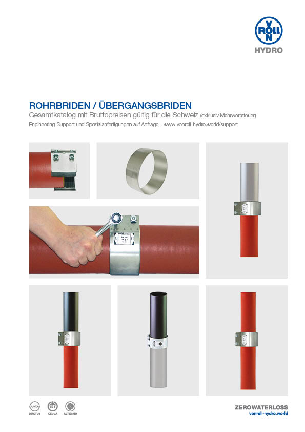 Katalog Rohrbriden als PDF zum downloaden